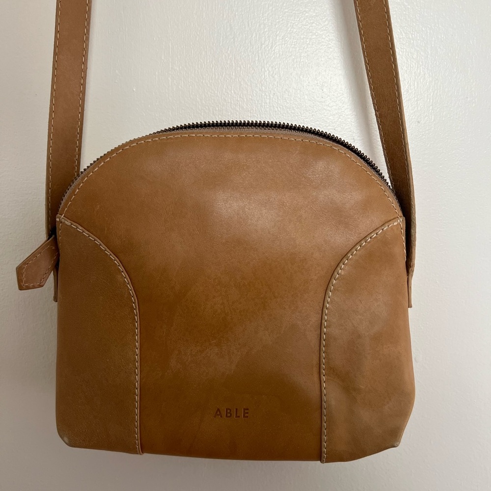 Able Tan Crossbody Bag